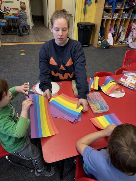 3-year-old class craft project