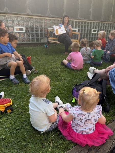 Story time outside