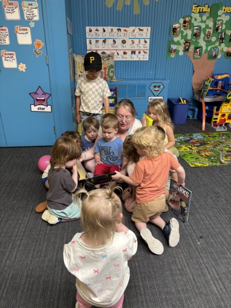 Story time with the class